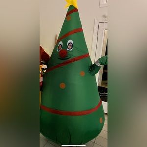 Inflatable Christmas tree costume